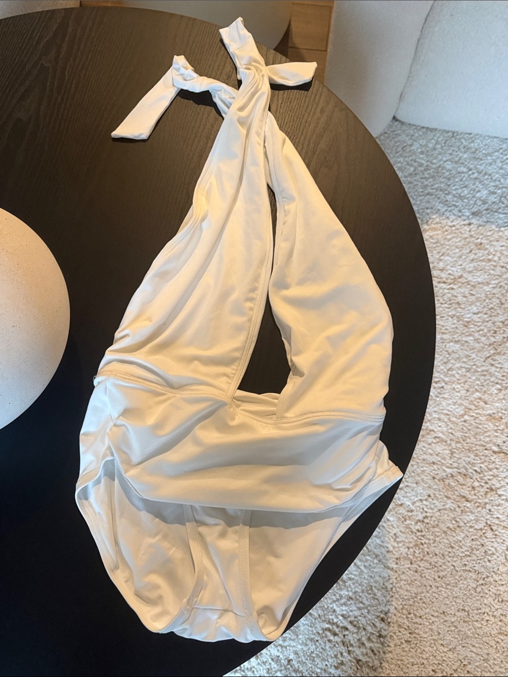 Banana Republic White One-Piece Swimsuit